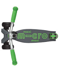 Micro Maxi Deluxe Pro 3 Wheel Scooter Grey Green