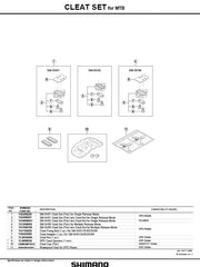 Shimano SM-SH51 SPD Cleat Set Single Direction