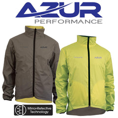 *CLOSEOUT* Azur Transverse Reversable Unisex Jacket Neon Yellow and Reflect Flash