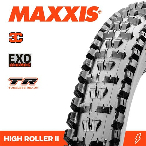 Maxxis High Roller II Mountain Bike Tyre 27.5 x 2.3  WT EXO 3C MAXTERRA TR FOLDING 60TPI