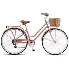 XDS Marilyn Retro Ladies Bike 7 Speed Rose Gold