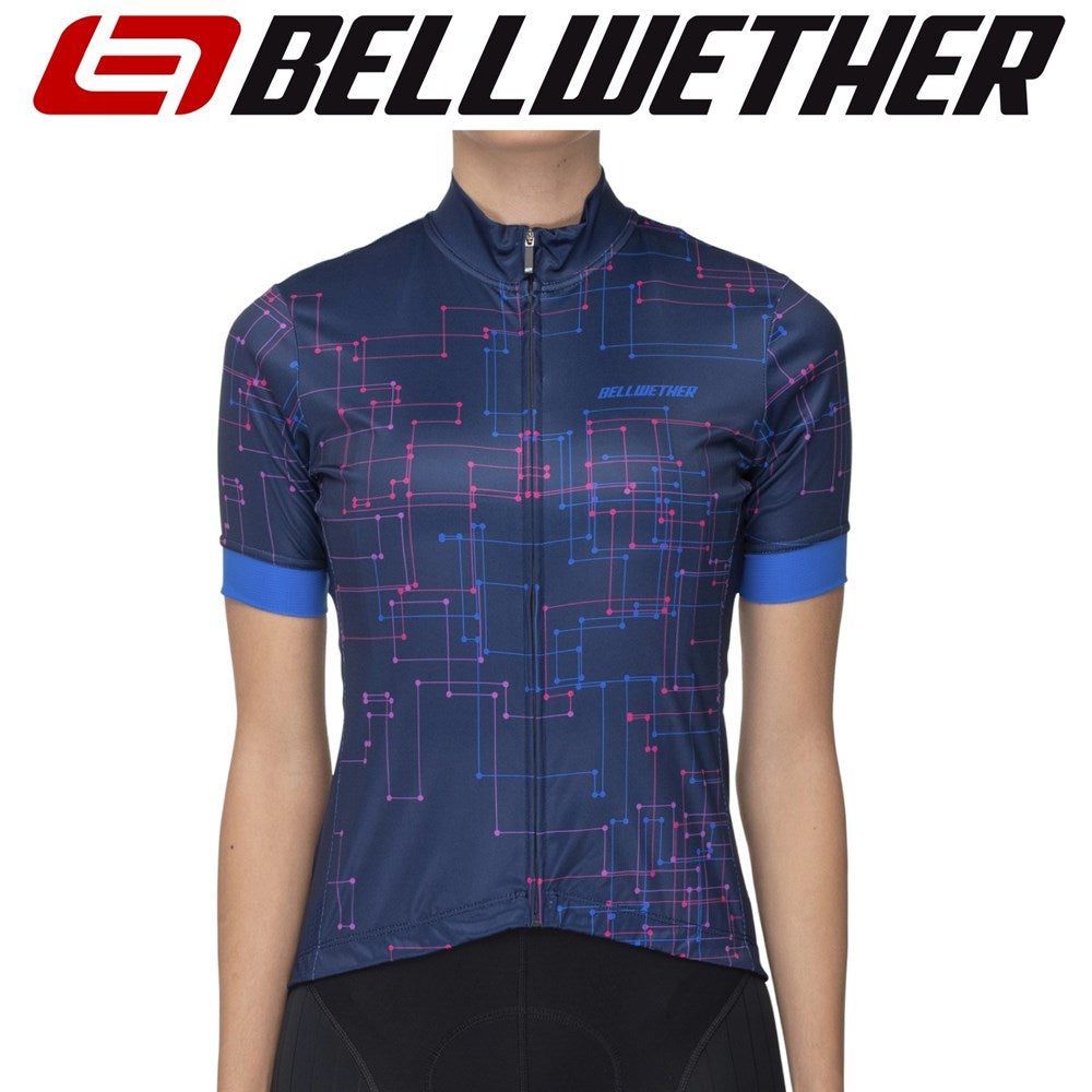 Bellwether Galaxy Breakaway Womens Cycling Jersey Navy