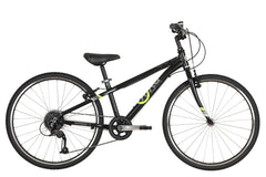 ByK E-540x9 Geared Kids Bike Midnight Black/Neon Yellow