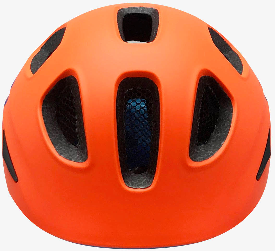 ByK Mini Cycling Helmet Neon Orange/ Blue 48cm-54cm