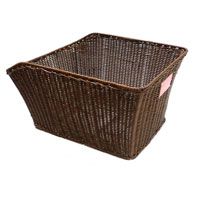 Rear Basket Fixed Faux Rattan Wicker Brown (8862)