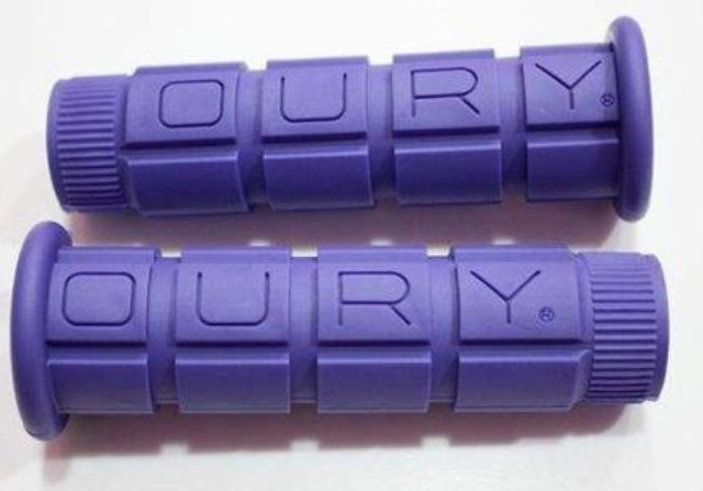 Oury Single Compound Handlebar Grips Pair Purple