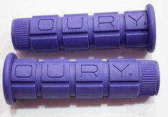 Oury Single Compound Handlebar Grips Pair Purple