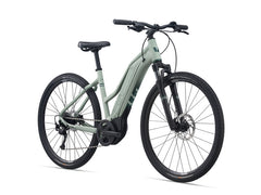 Liv Rove E+ Womens Hybrid E-Bike Laurel Green