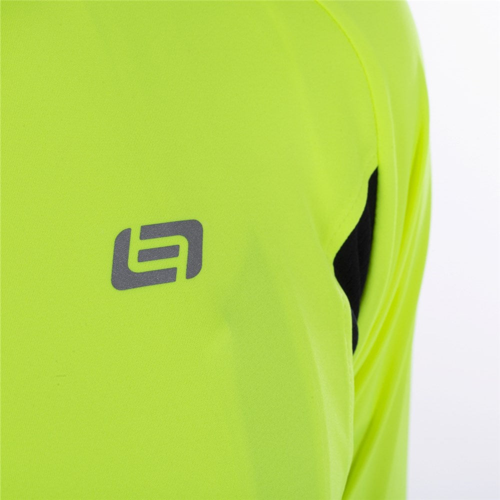 Bellwether Sol-Air UPF 40+ - Cadence Mens Unisex Long Sleeve Cycling Jersey Hi-Vis