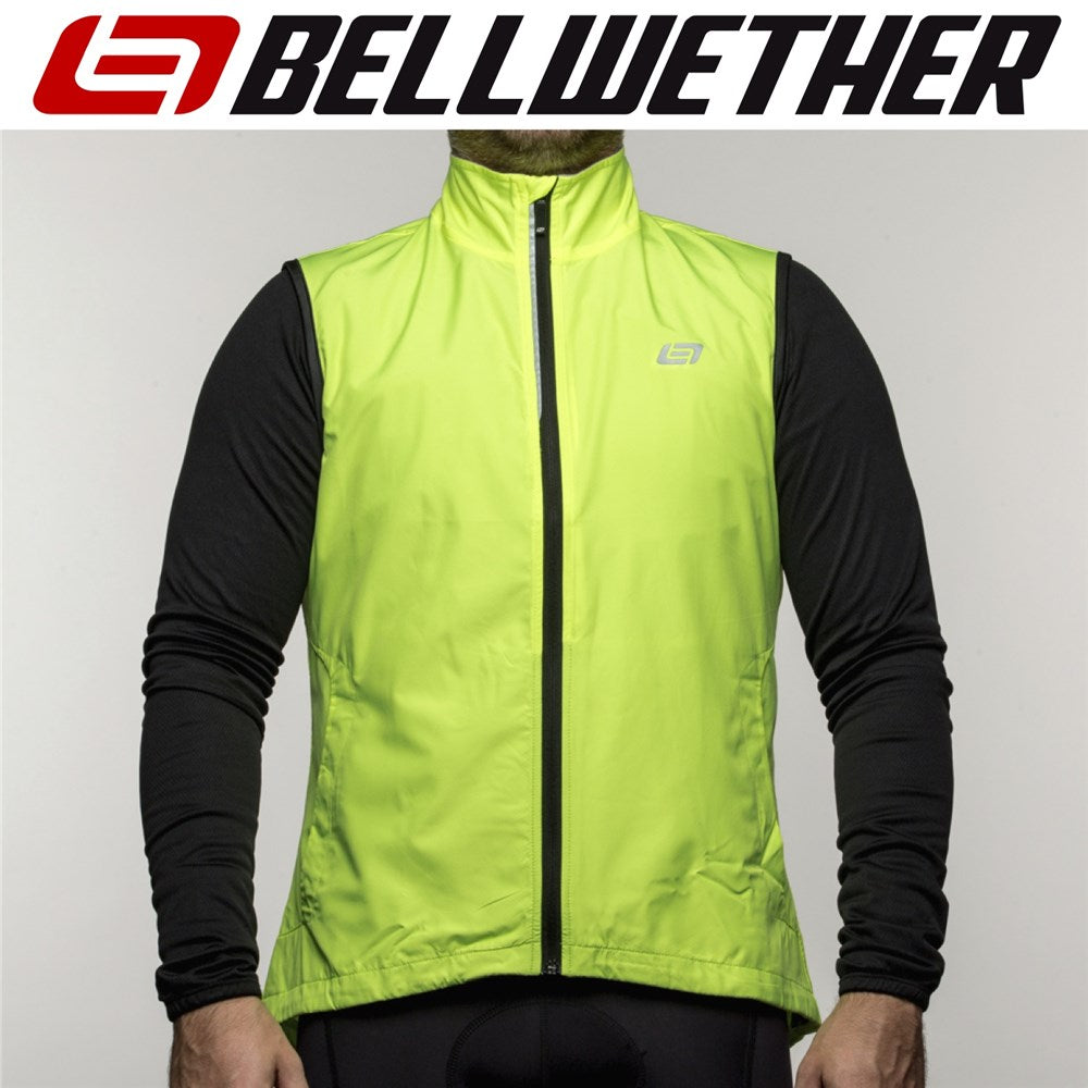 Bellwether Velocity Ultralight Mens Unisex Cycling Vest Hi-Vis Yellow