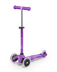 Micro Mini Deluxe LED 3 Wheel Scooter Purple