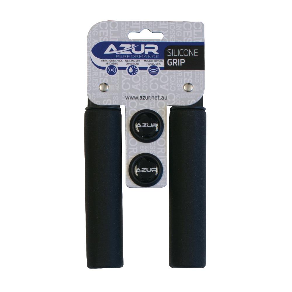 Azur Silicone Grips Black