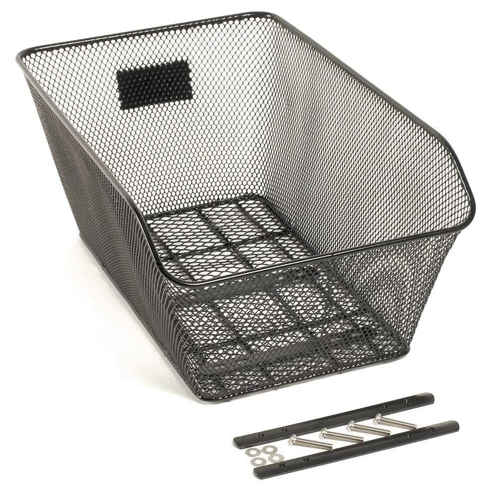 Bikecorp Low Profile Wire Mesk Rear Basket Black