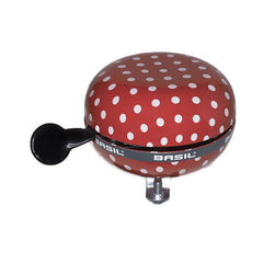 Basil Polkadot Bell Red-White Dots 80mm