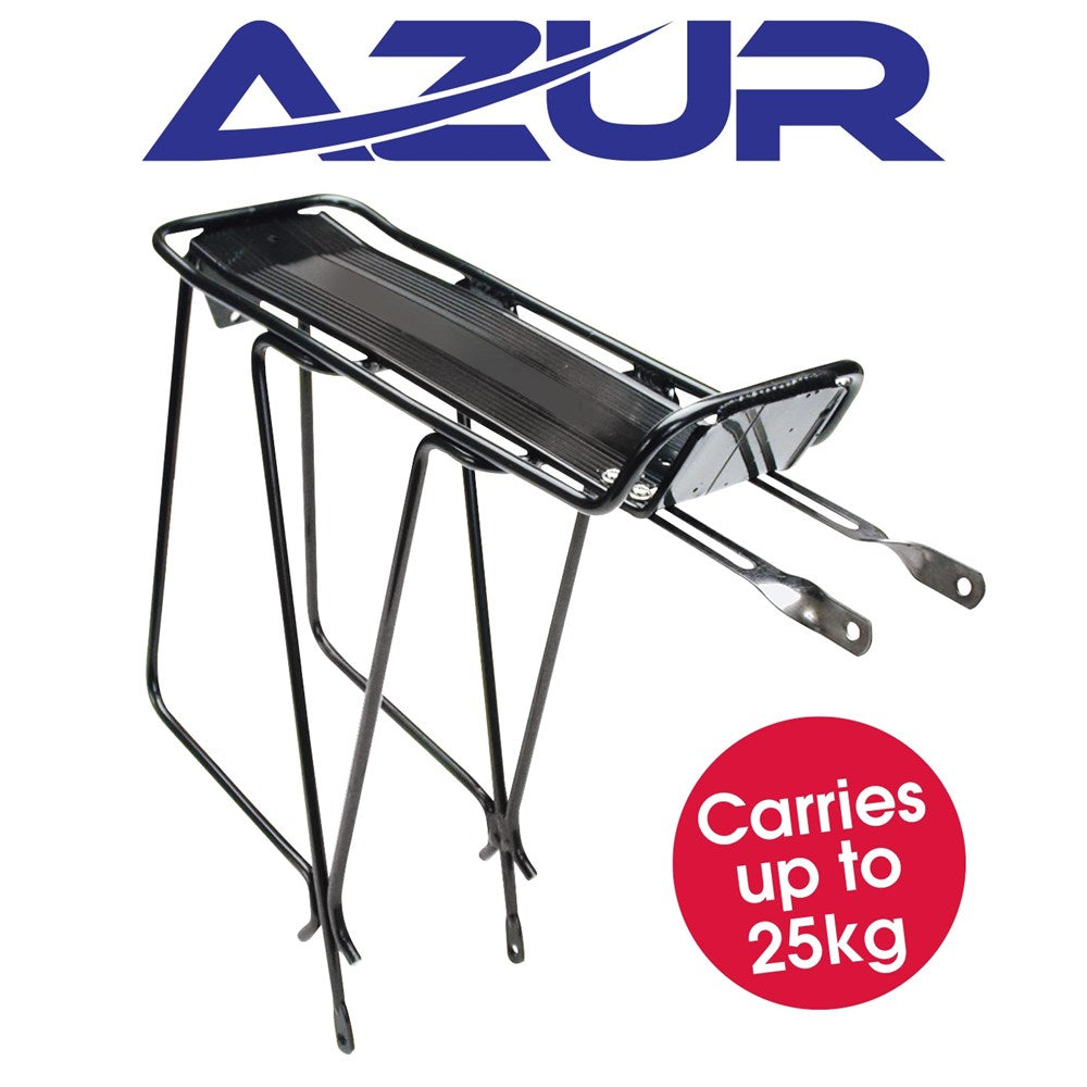 Azur Rear Touring Pannier Carrier Rack Alloy Black