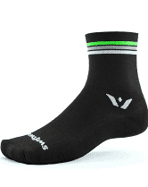 Swiftwick Aspire Four Black Stripes Sock