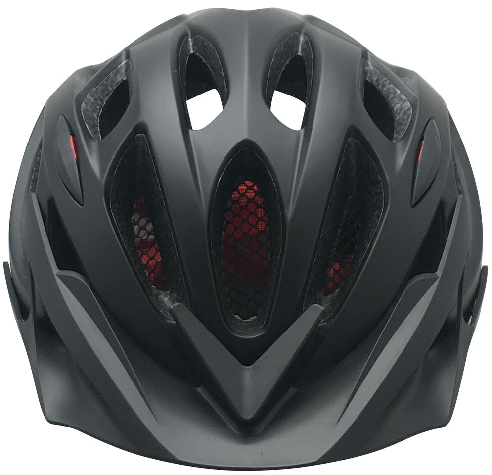 ByK Helmet Teen-Small Adult Cycling Helmet Matt Black 52cm-58cm