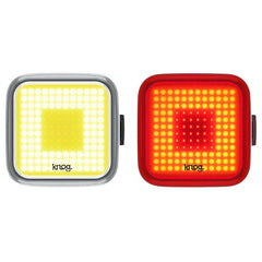 Knog Blinder Square 200/ 100 Lumen Twin Pack Light Set USB