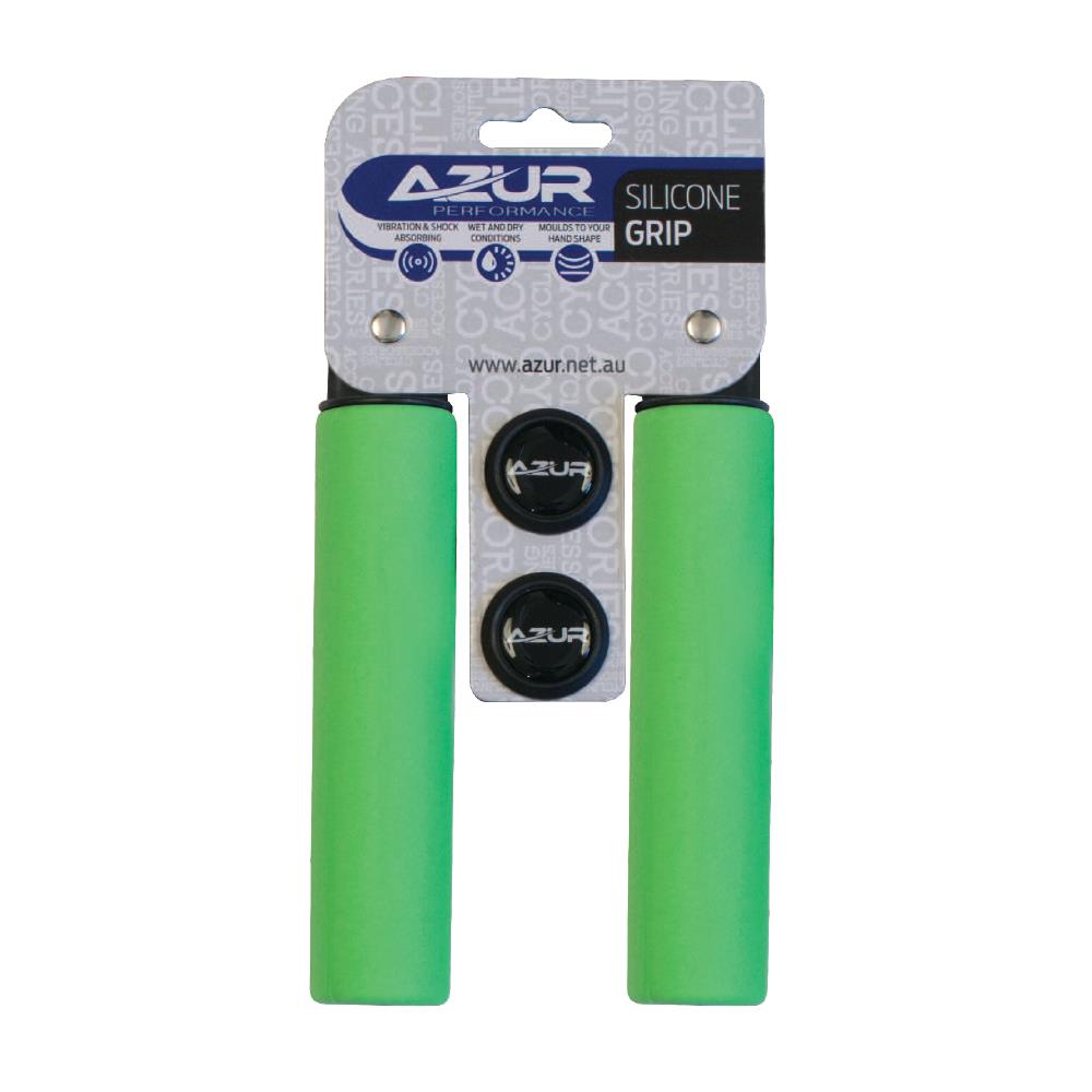 Azur Silicone Grips Neon Green