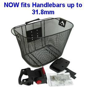 Front Mesh Basket Angle Adjustable Bracket Black 25cm x 34cm x 25cm upto 5kg 1161