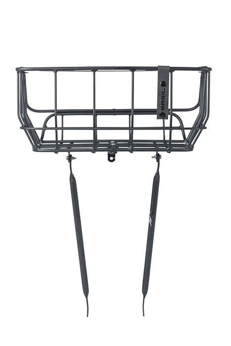 Basil Portland Front Basket 25L Black