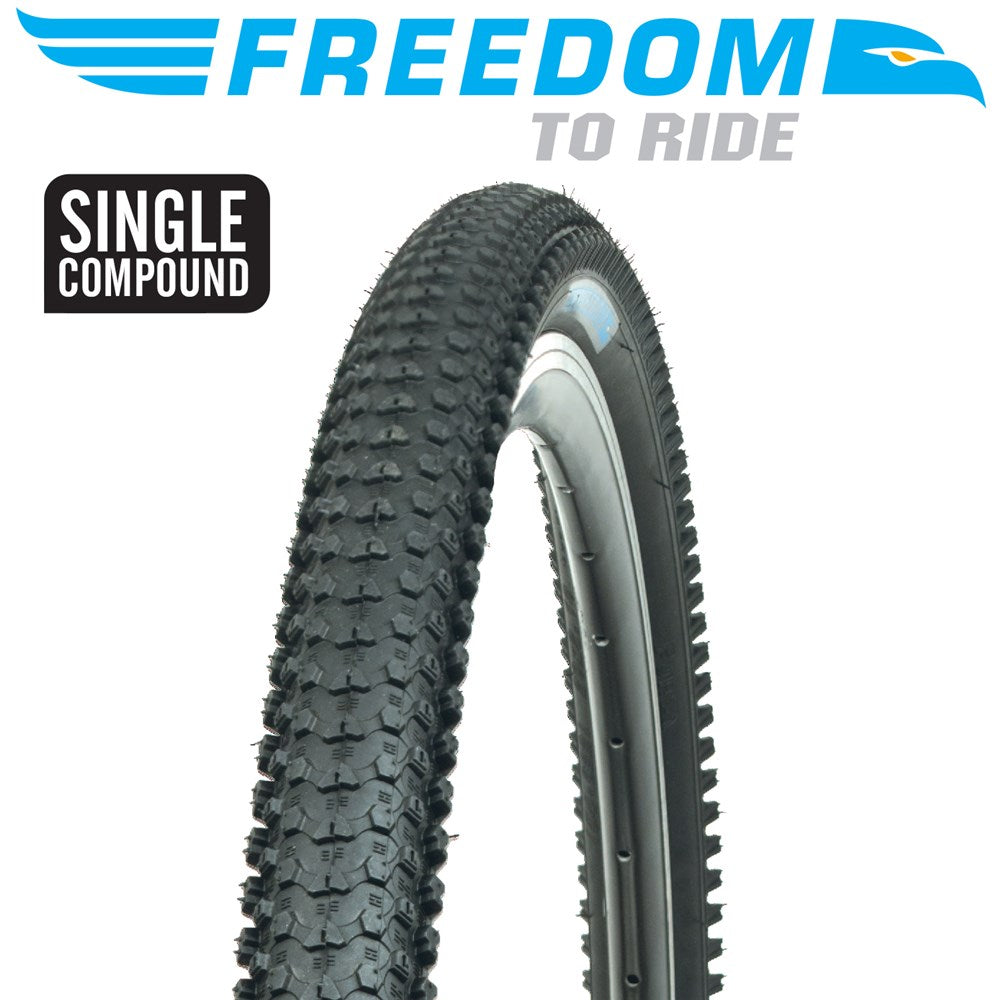 Freedom to Ride Off Road MTB Tyre 26 x 1.95 Black